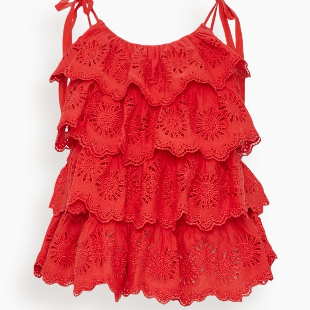 Ulla Johnson Scarlet Eyelet Blouse